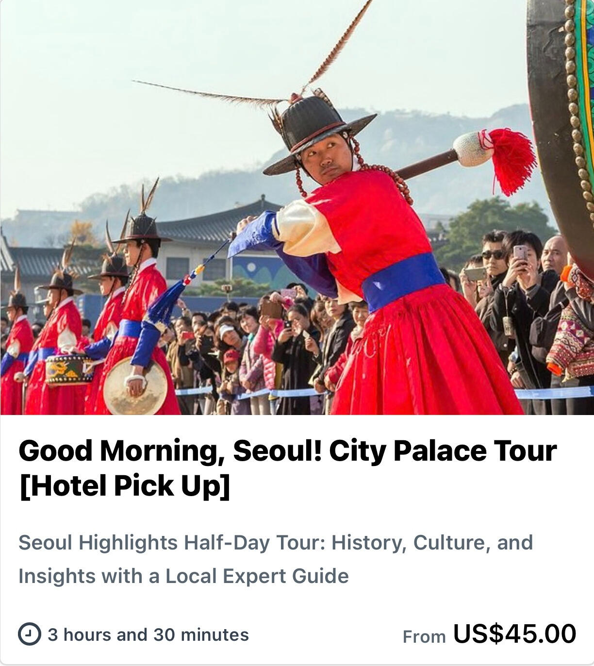Good Morning, Seoul! City Palace Tour [Hotel Pick Up]